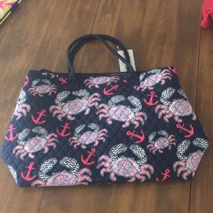 Crab print tote!